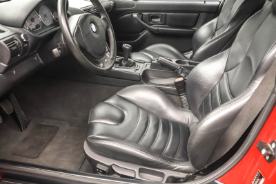 2001 BMW M Coupe in Imola Red 2 over Black Nappa