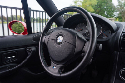 2001 BMW M Coupe in Imola Red 2 over Black Nappa