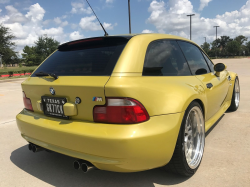 2001 BMW M Coupe in Phoenix Yellow Metallic over Black Nappa