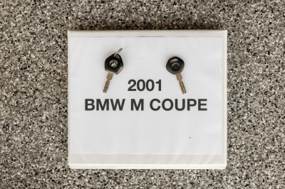2001 BMW M Coupe in Titanium Silver Metallic over Dark Gray & Black Nappa