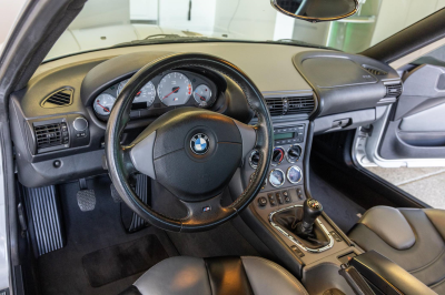 2001 BMW M Coupe in Titanium Silver Metallic over Dark Gray & Black Nappa