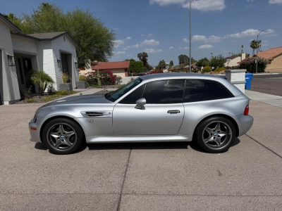 2001 BMW M Coupe in Titanium Silver Metallic over Dark Gray & Black Nappa