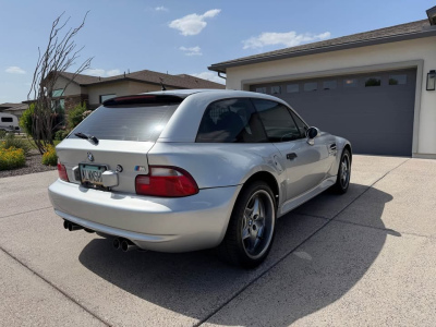 2001 BMW M Coupe in Titanium Silver Metallic over Dark Gray & Black Nappa
