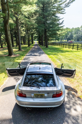 2001 BMW M Coupe in Titanium Silver Metallic over Black Nappa