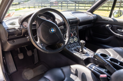 2001 BMW M Coupe in Titanium Silver Metallic over Black Nappa