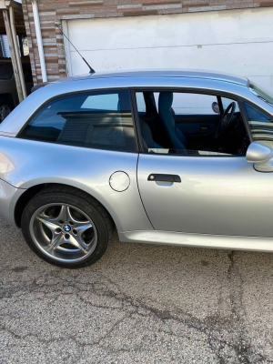 2001 BMW M Coupe in Titanium Silver Metallic over Laguna Seca Blue & Black Nappa