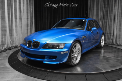 2001 BMW M Coupe in Estoril Blue Metallic over Dark Gray & Black Nappa
