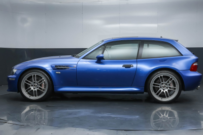 2001 BMW M Coupe in Estoril Blue Metallic over Dark Gray & Black Nappa