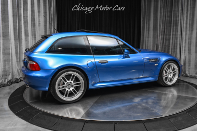 2001 BMW M Coupe in Estoril Blue Metallic over Dark Gray & Black Nappa