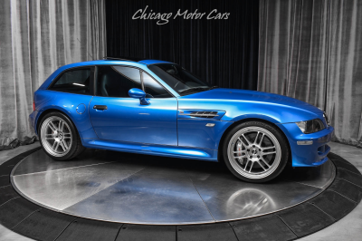 2001 BMW M Coupe in Estoril Blue Metallic over Dark Gray & Black Nappa