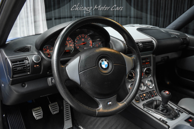 2001 BMW M Coupe in Estoril Blue Metallic over Dark Gray & Black Nappa