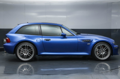 2001 BMW M Coupe in Estoril Blue Metallic over Dark Gray & Black Nappa