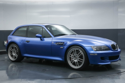 2001 BMW M Coupe in Estoril Blue Metallic over Dark Gray & Black Nappa