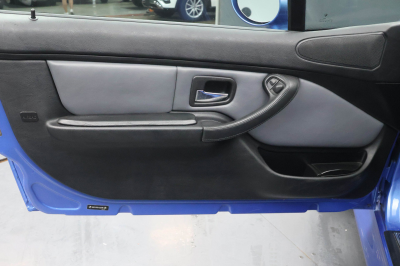 2001 BMW M Coupe in Estoril Blue Metallic over Dark Gray & Black Nappa