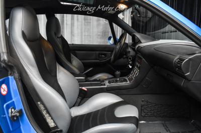2001 BMW M Coupe in Estoril Blue Metallic over Dark Gray & Black Nappa