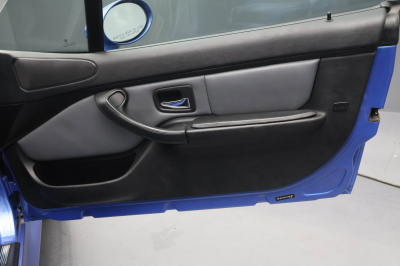2001 BMW M Coupe in Estoril Blue Metallic over Dark Gray & Black Nappa