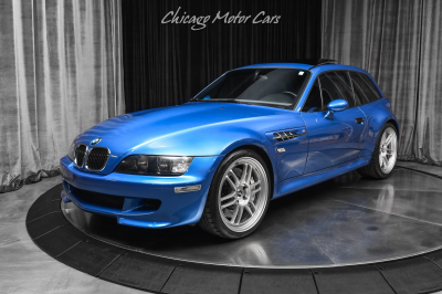 2001 BMW M Coupe in Estoril Blue Metallic over Dark Gray & Black Nappa