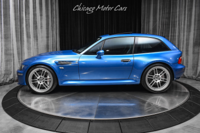 2001 BMW M Coupe in Estoril Blue Metallic over Dark Gray & Black Nappa