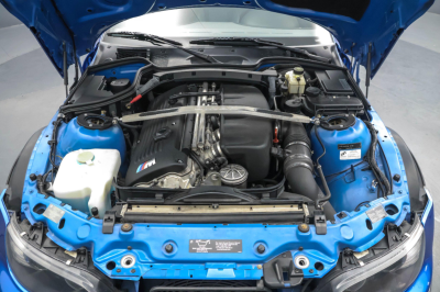 2001 BMW M Coupe in Estoril Blue Metallic over Dark Gray & Black Nappa