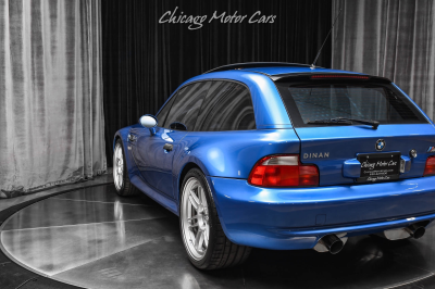 2001 BMW M Coupe in Estoril Blue Metallic over Dark Gray & Black Nappa