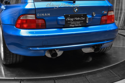 2001 BMW M Coupe in Estoril Blue Metallic over Dark Gray & Black Nappa