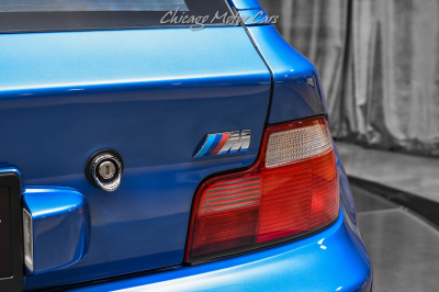 2001 BMW M Coupe in Estoril Blue Metallic over Dark Gray & Black Nappa