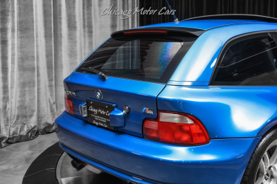 2001 BMW M Coupe in Estoril Blue Metallic over Dark Gray & Black Nappa
