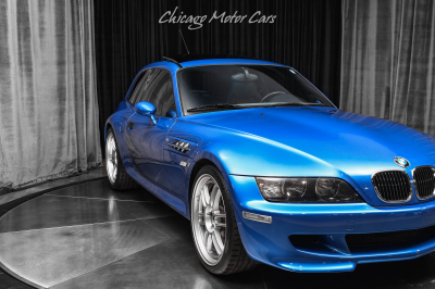 2001 BMW M Coupe in Estoril Blue Metallic over Dark Gray & Black Nappa