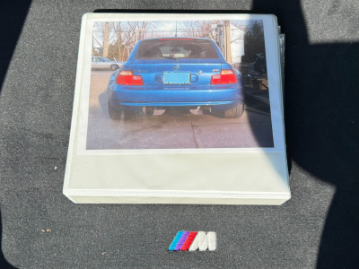 2001 BMW M Coupe in Estoril Blue Metallic over Dark Gray & Black Nappa