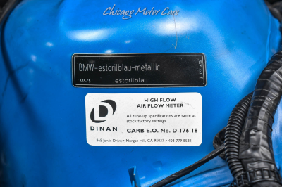 2001 BMW M Coupe in Estoril Blue Metallic over Dark Gray & Black Nappa