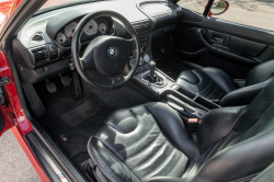 2001 BMW M Coupe in Imola Red 2 over Black Nappa