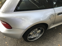 2001 BMW M Coupe in Titanium Silver Metallic over Black Nappa