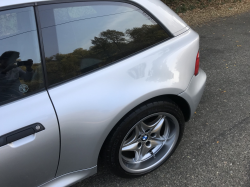 2001 BMW M Coupe in Titanium Silver Metallic over Black Nappa