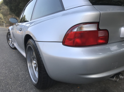 2001 BMW M Coupe in Titanium Silver Metallic over Black Nappa