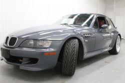2001 BMW M Coupe in Steel Gray Metallic over Imola Red & Black Nappa - Front 3/4