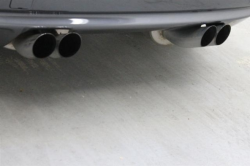 2001 BMW M Coupe in Steel Gray Metallic over Imola Red & Black Nappa - Exhaust Detail