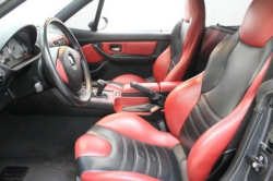 2001 BMW M Coupe in Steel Gray Metallic over Imola Red & Black Nappa - Interior