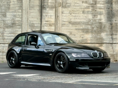 2001 BMW M Coupe in Black Sapphire Metallic over Dark Gray & Black Nappa