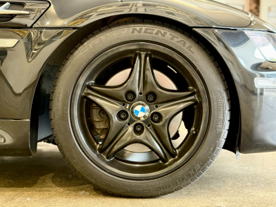 2001 BMW M Coupe in Black Sapphire Metallic over Dark Gray & Black Nappa