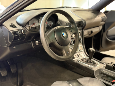 2001 BMW M Coupe in Black Sapphire Metallic over Dark Gray & Black Nappa