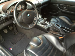 2001 BMW M Coupe in Titanium Silver Metallic over Black Nappa