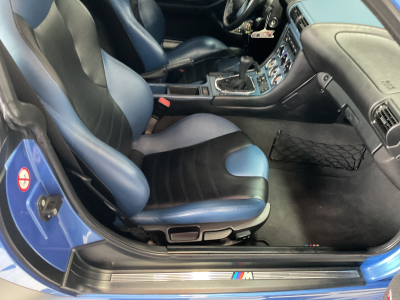 2001 BMW M Coupe in Estoril Blue Metallic over Estoril Blue & Black Nappa