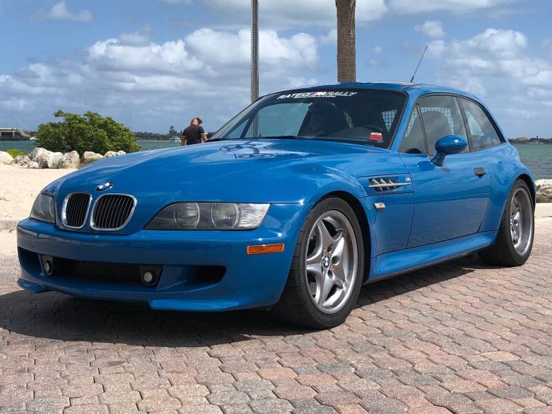 2001 BMW M Coupe in Laguna Seca Blue over Laguna Seca Blue & Black Nappa