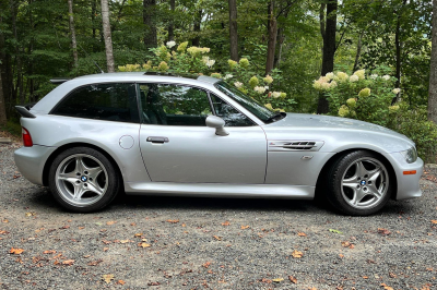 2001 BMW M Coupe in Titanium Silver Metallic over Black Nappa