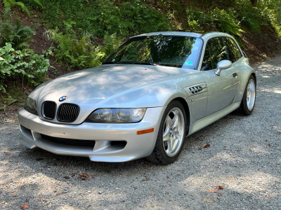 2001 BMW M Coupe in Titanium Silver Metallic over Black Nappa