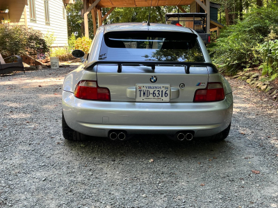 2001 BMW M Coupe in Titanium Silver Metallic over Black Nappa