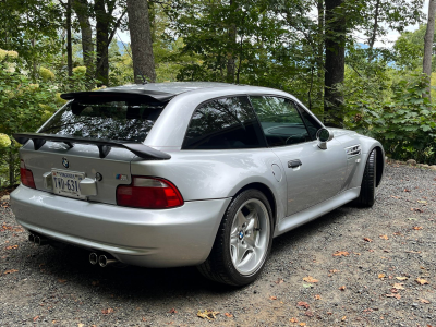 2001 BMW M Coupe in Titanium Silver Metallic over Black Nappa