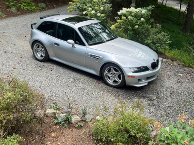 2001 BMW M Coupe in Titanium Silver Metallic over Black Nappa