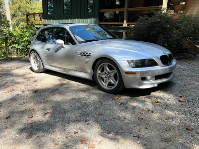 2001 BMW M Coupe in Titanium Silver Metallic over Black Nappa