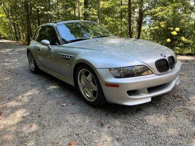 2001 BMW M Coupe in Titanium Silver Metallic over Black Nappa